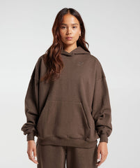 Rest Day Sweats Hoodie Cozy Brown Marl