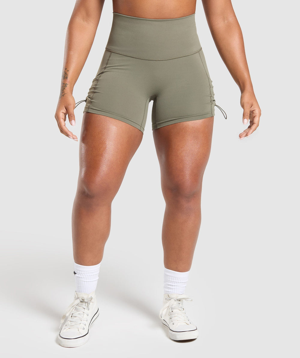 Legacy Logo Tight Shorts Base Green