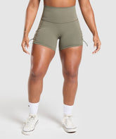 Legacy Logo Tight Shorts Base Green