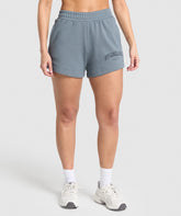 Campus Classics Graphic Sweat Shorts Iron Blue