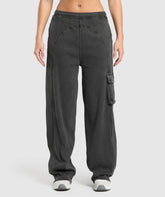 Rest Day Ribbed Joggers Asphalt Grey