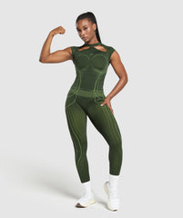 Apex Seamless Leggings Trail Green/Energy Gelato Green