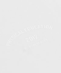 Phys Ed Graphic Sweatpants Ecru White