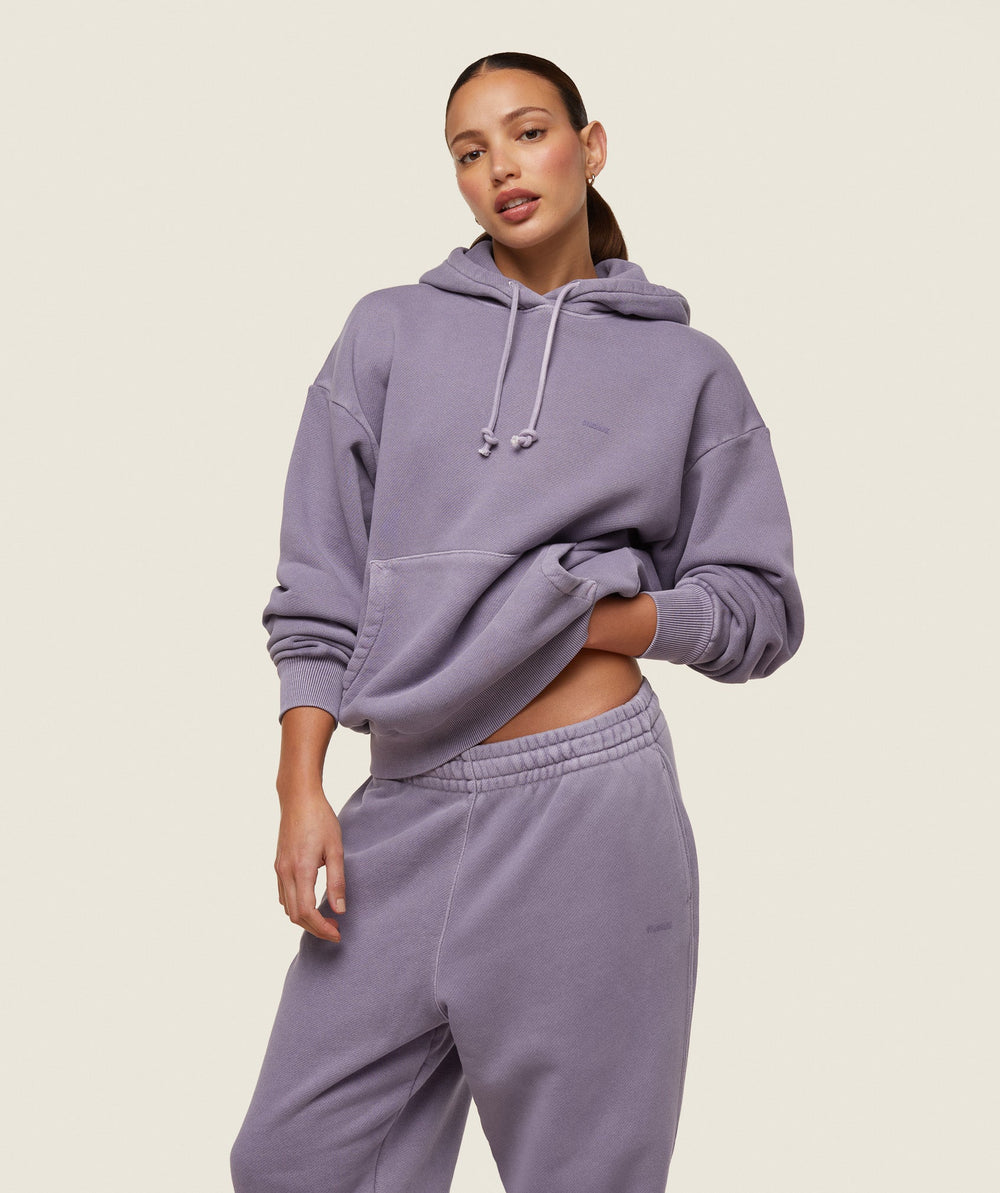 everywear Relaxed Hoodie Fog Purple
