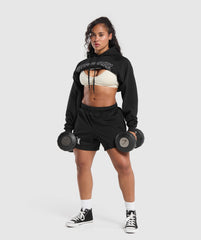 Strength Department Oversized Hoodie Black