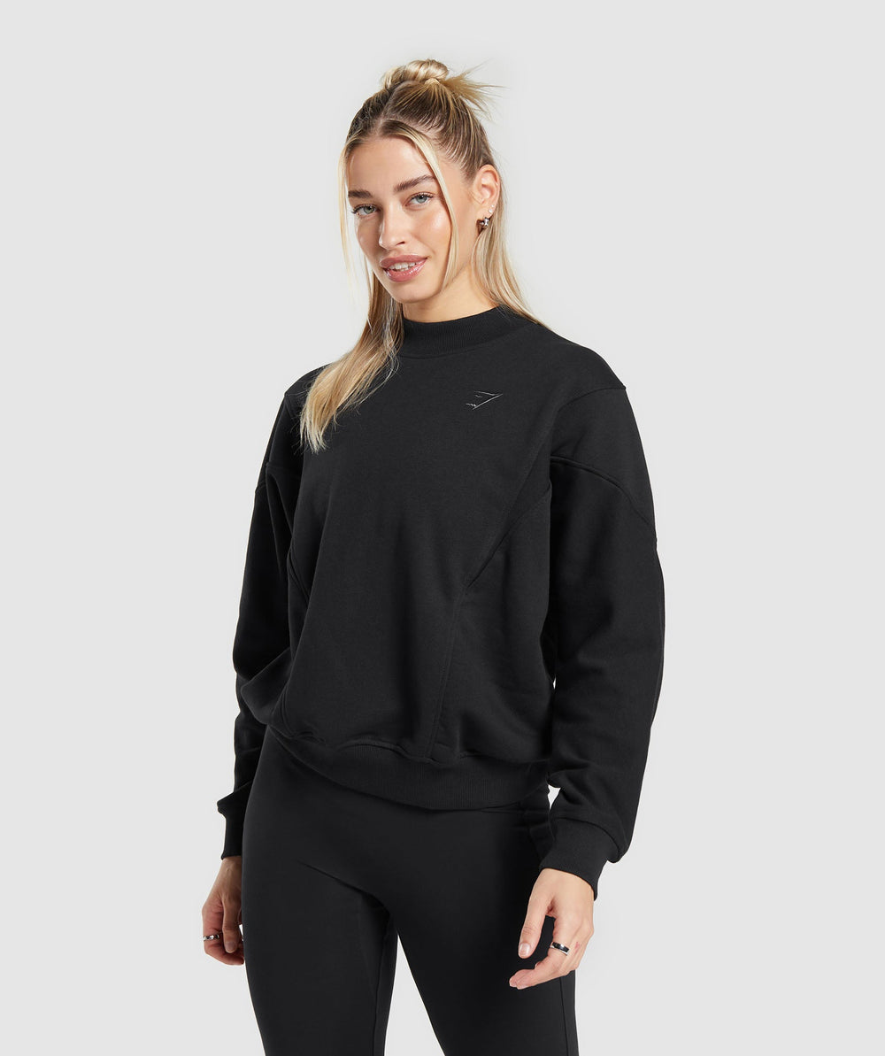 Rest Day Cotton Contour Pullover Black