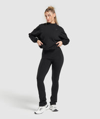 Rest Day Cotton Contour Pullover Black