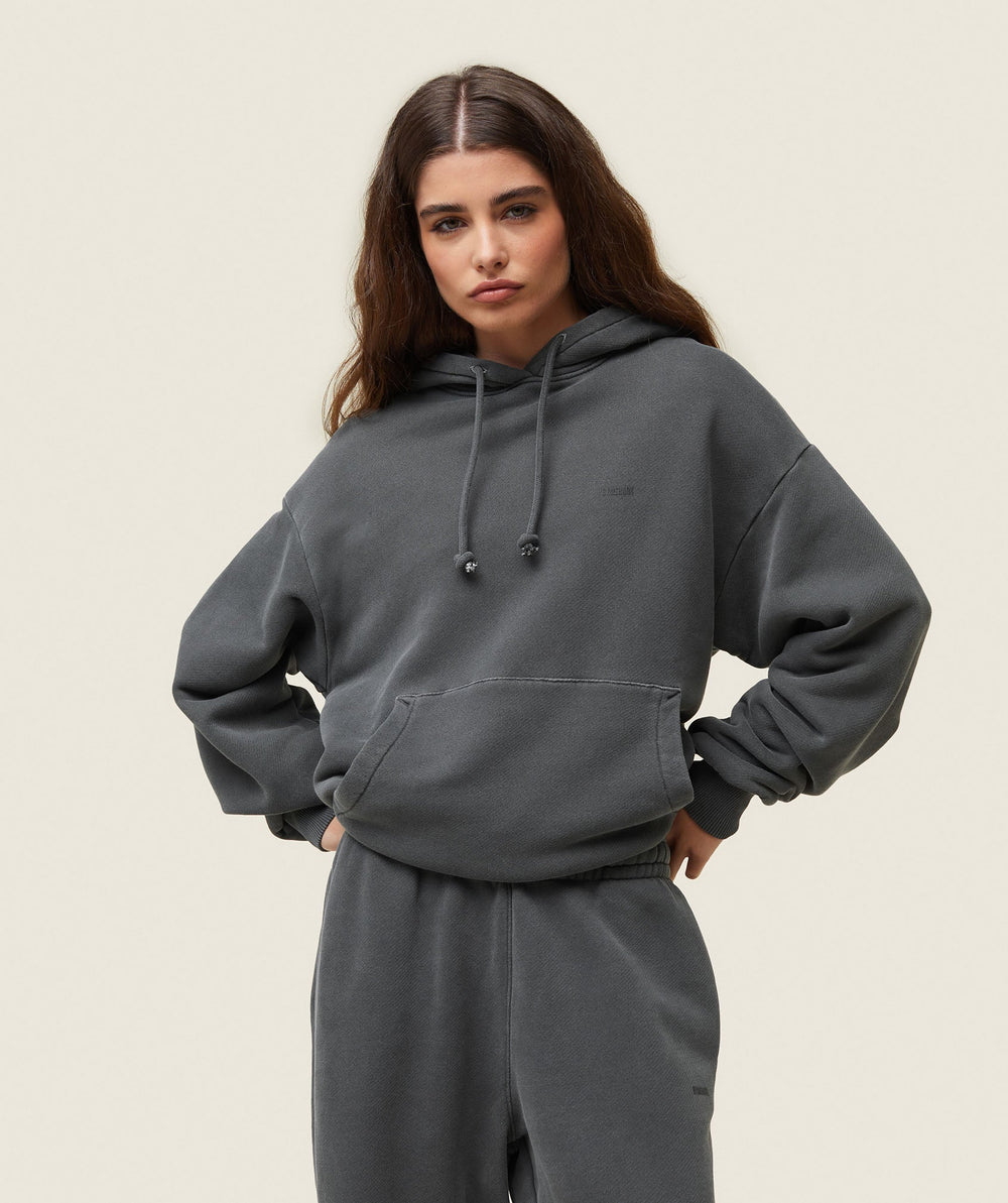 everywear Relaxed Hoodie Black
