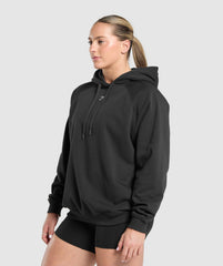 Lifting Club Graphic Brushed Hoodie Black