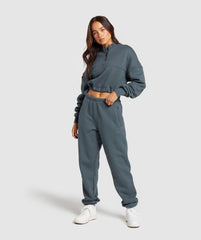 Heavyweight Loopback Sweat Pullover Titanium Blue