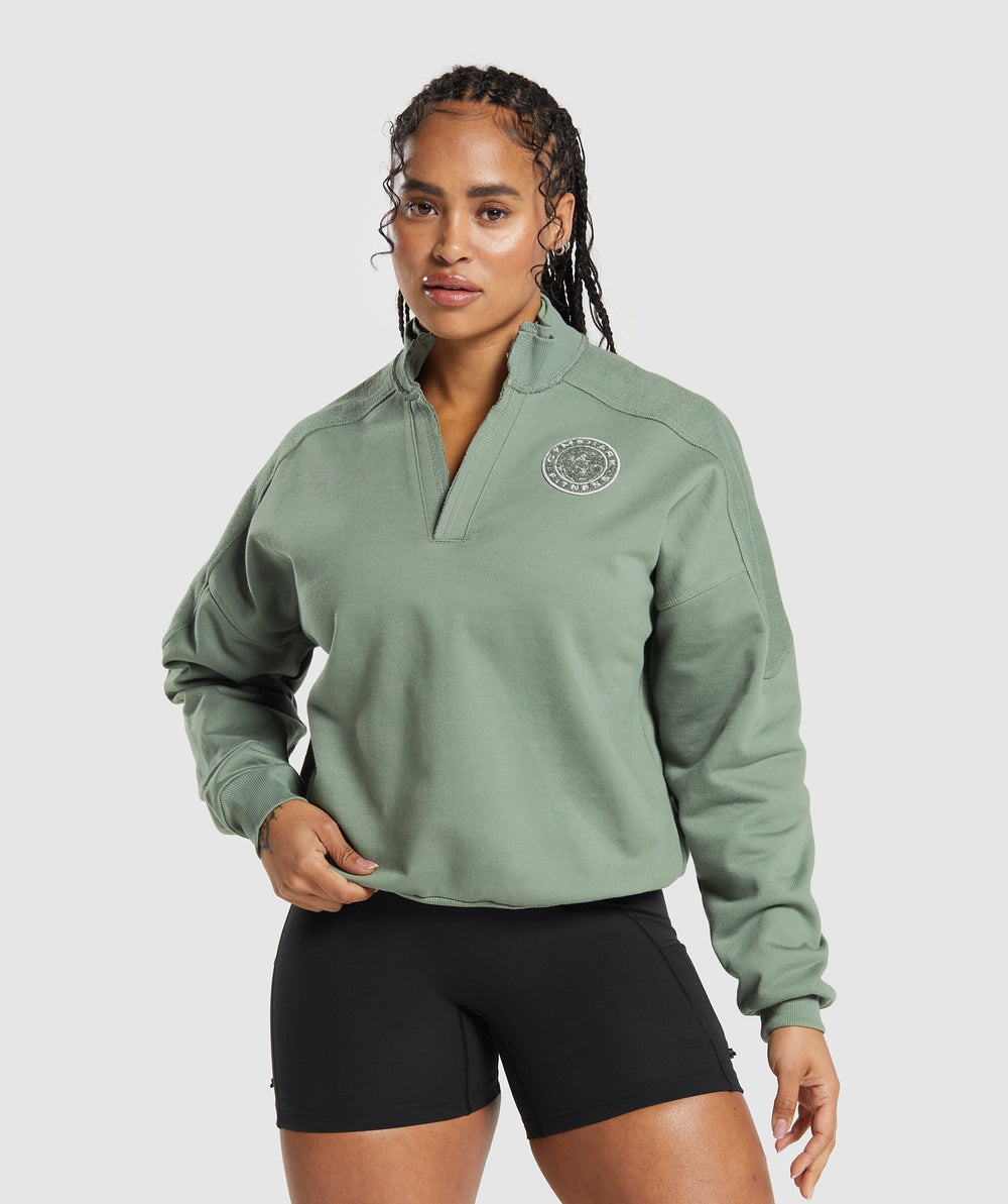 Legacy Oversized Sweatshirt Unit Green