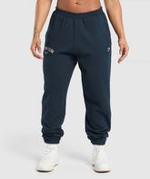 Lifting Club Oversized Joggers Navy