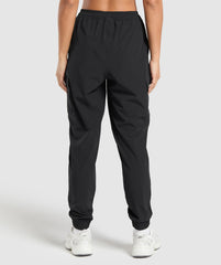 Woven Cargo Pant Black
