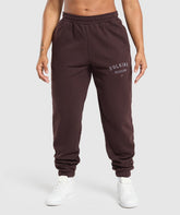 Bulking Season Brushed Joggers Heritage Brown