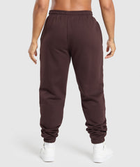 Bulking Season Brushed Joggers Heritage Brown