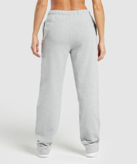 Lifting Straight Leg Joggers Light Grey Core Marl