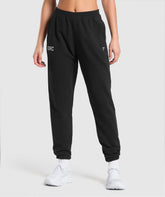 Running Graphic Joggers Black
