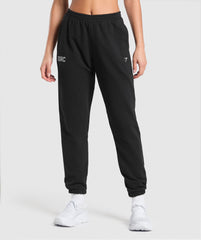 Running Graphic Joggers Black