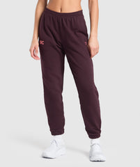 Running Graphic Joggers Depth Purple
