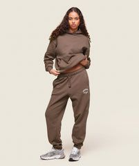 Phys Ed Logo Sweatpants Penny Brown