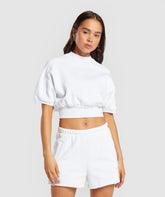 Loopback Sweat Pullover White