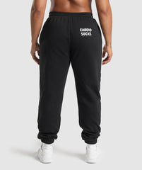 Graphic Reaper Oversized Joggers Black
