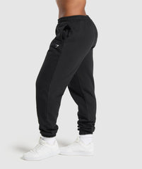 Graphic Reaper Oversized Joggers Black