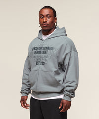 Authentic Apparel Zip Up Hoodie Smokey Grey