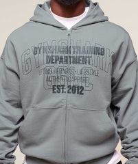 Authentic Apparel Zip Up Hoodie Smokey Grey
