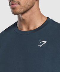 Crest T-Shirt Navy
