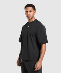 Rest Day Essentials Boxy T-Shirt Black