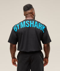 Power T-Shirt Black/Brand Blue