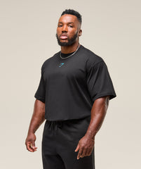 Power T-Shirt Black/Brand Blue