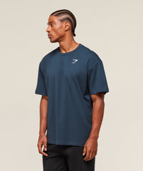 Essential Oversized T-Shirt Navy