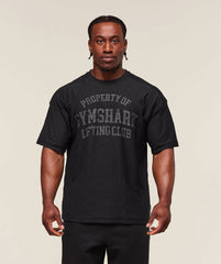 Lightweight Slub Textured T-Shirt Black