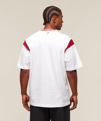 GSLC Oversized T-Shirt White/Conditioning Red