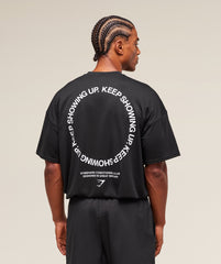 Keep Showing Up T-Shirt Black