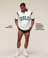 GSLC Retro Polo Shirt Trail Green/Soft White