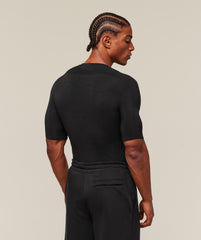 everywear Warp Knit T-Shirt Black