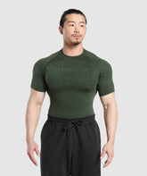 Tectonic Seamless T Shirt Trail Green/Classic Green