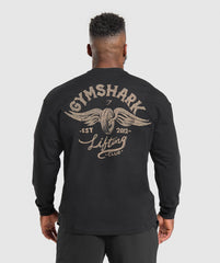 Flying Weights Long Sleeve T-Shirt Black