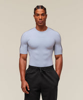everywear Warp Knit T-Shirt Pale Blue