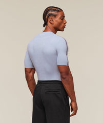 everywear Warp Knit T-Shirt Pale Blue