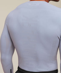 everywear Warp Knit Long Sleeve T-Shirt Pale Blue