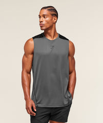 Arrival Block Tank Dark Grey