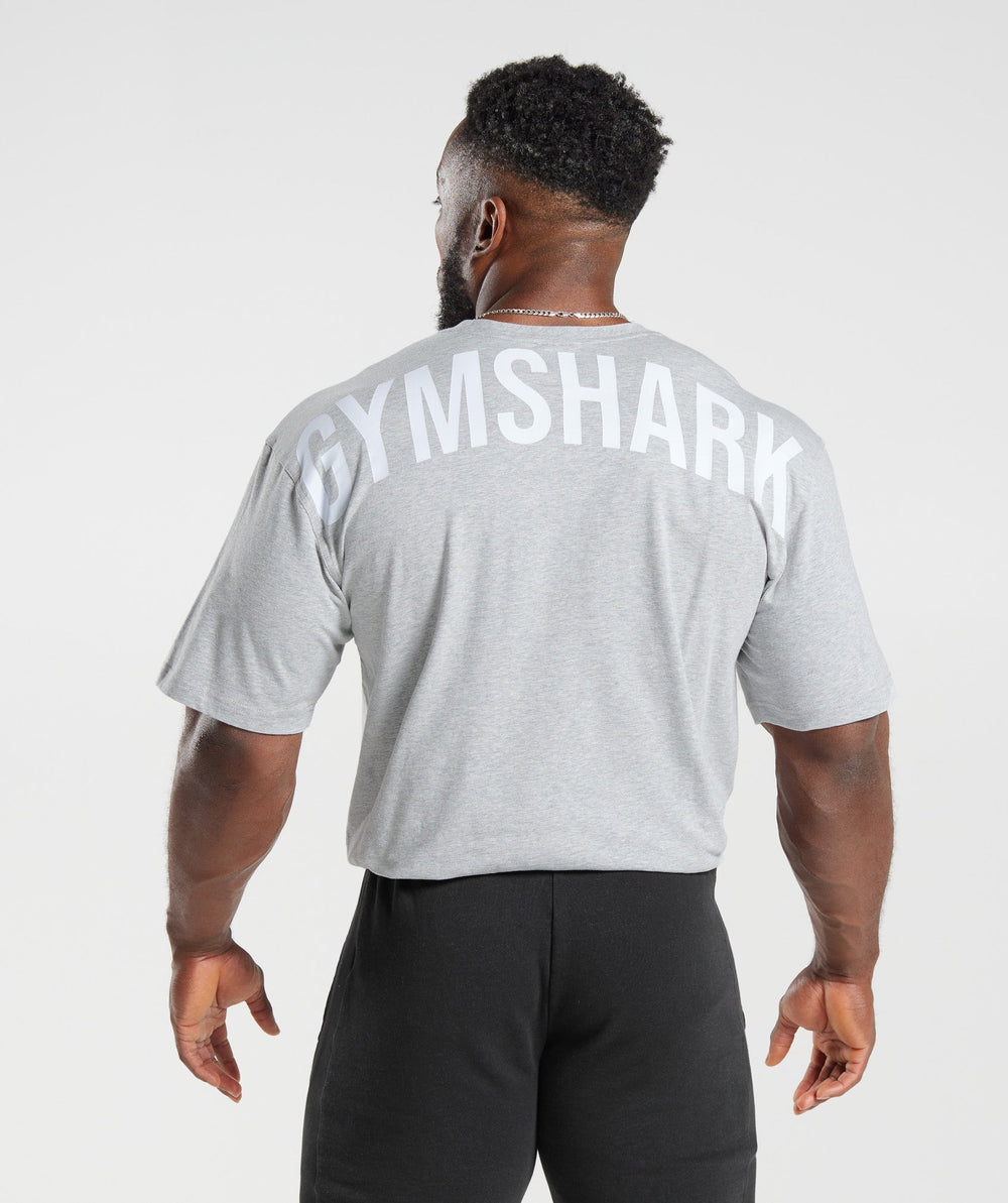 Power T-Shirt Light Grey Core Marl