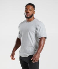 Power T-Shirt Light Grey Core Marl