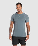 Apex Seamless T-Shirt Iron Blue/Cool Blue