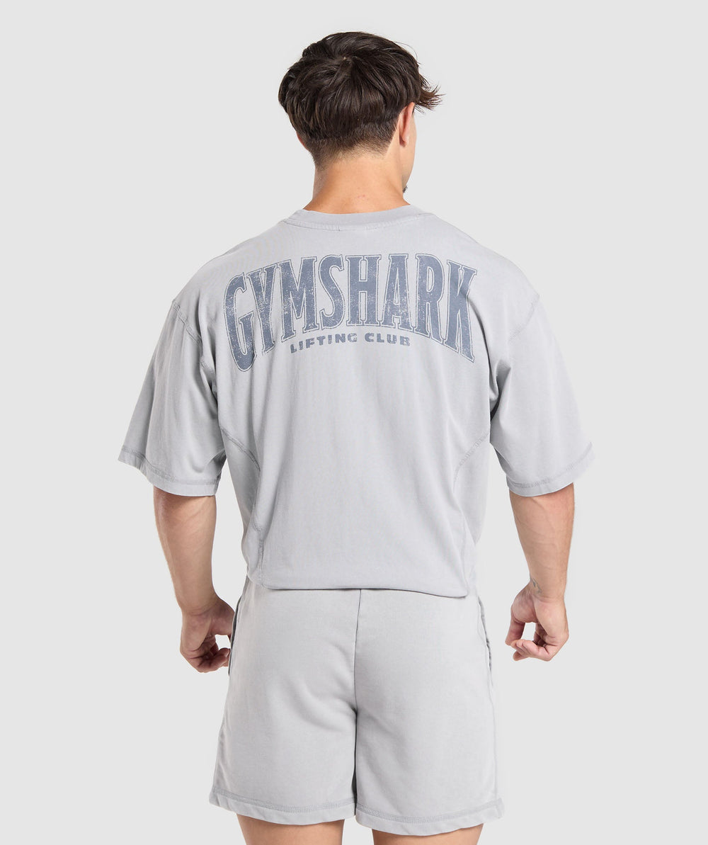 Heritage Washed T-Shirt Denim Grey