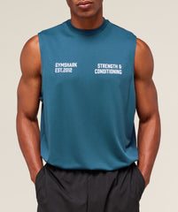 S&C Graphic Cut Off Tank Success Blue